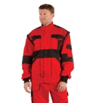 Obrázok z Cerva MAX Pracovná montérková bunda 2v1 červeno / čierna