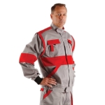 Obrázok z Červa MAX Pracovná montérková bunda 2v1 šedo / červená