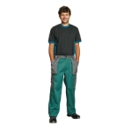 Obrázok z Červa MAX EVOLUTION Pracovné nohavice do pasu zeleno / šedé