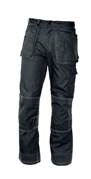 Obrázok z Australian Line NARELLAN Pracovné nohavice do pása čierny