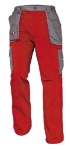 Obrázok z Červa MAX EVOLUTION Pracovné nohavice do pasu červeno / šedé