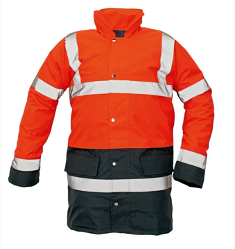 Obrázok z Červa SEFTON Reflexná bunda červená / navy - zimná