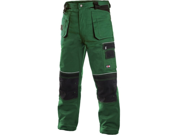 Obrázok z CXS ORION TEODOR Pracovné nohavice zelené/čierne
