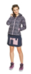 Obrázok z CRV YOWIE PRINTED Dámska softshellová bunda fialová