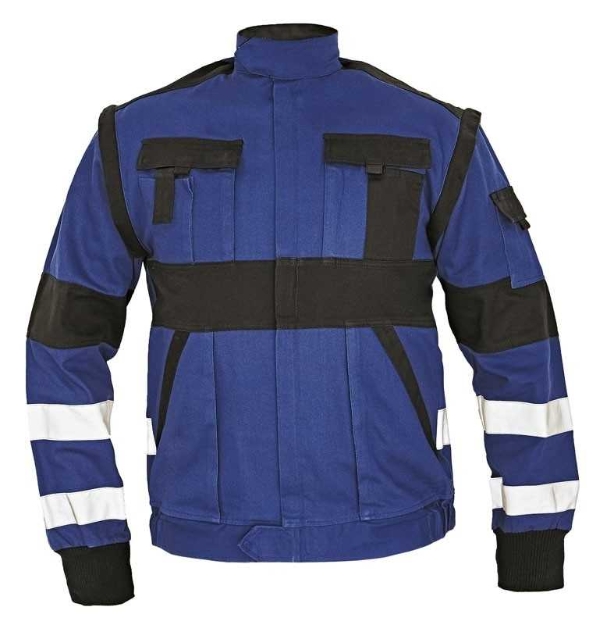 Obrázok z Cerva MAX REFLEX Pracovná montérková bunda 2v1 modro / čierna