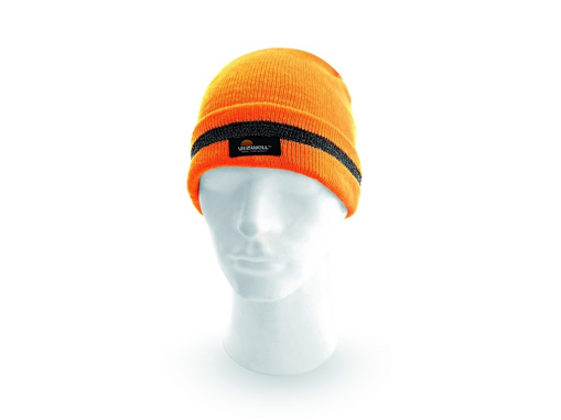 Obrázok z Vizwell KEADY Reflexná čiapka oranžová - zimná