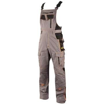 Obrázok z VISION Zimné pracovné nohavice so sivou lakovanou kožou