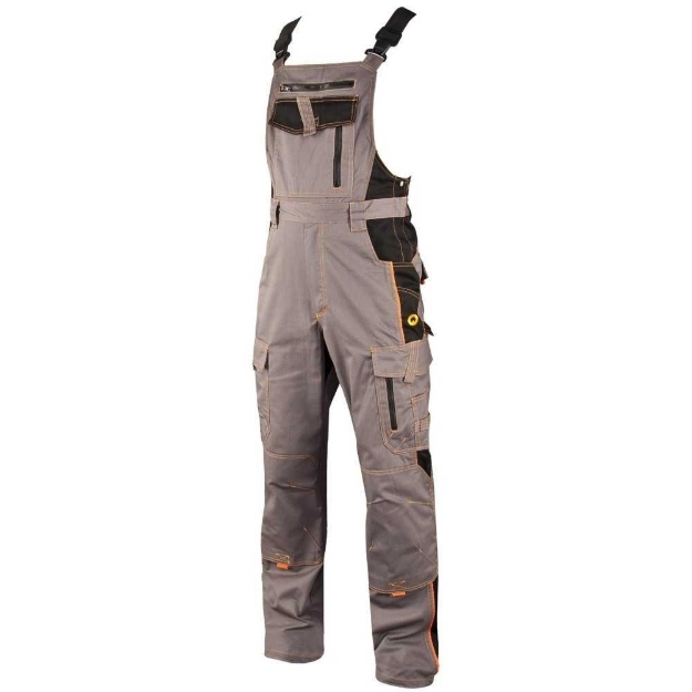 Obrázok z VISION Zimné pracovné nohavice so sivou lakovanou kožou