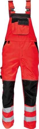 Obrázok z KNOXFIELD HI-VIS Reflexné nohavice s lakom - červené