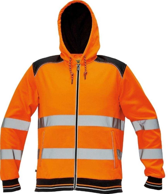 Obrázok z KNOXFIELD HI-VIS Reflexná mikina s kapucňou - oranžová