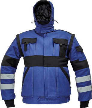 Obrázok z Cerva MAX WINTER RFLX Montage bunda modrá / čierna - zimná