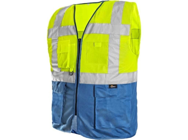 Obrázok z Vizwell BOLTON Reflexná vesta žltá