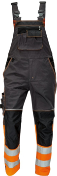 Obrázok z KNOXFIELD REFLEX Reflexné nohavice s lakom - antracitová / oranžová