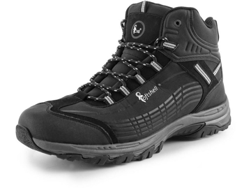 Obrázok z CXS SPORT, čierna s šedými doplnkami členková Outdoor obuv