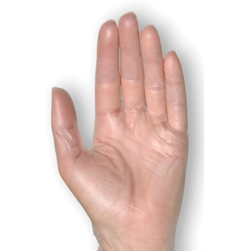 Obrázok z PROTECTS HYGIENIC VINYL číre Pracovné jednorázové rukavice