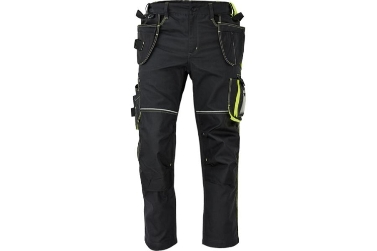 Obrázok z KNOXFIELD 320 Pracovné nohavice do pása antracitová / žltá