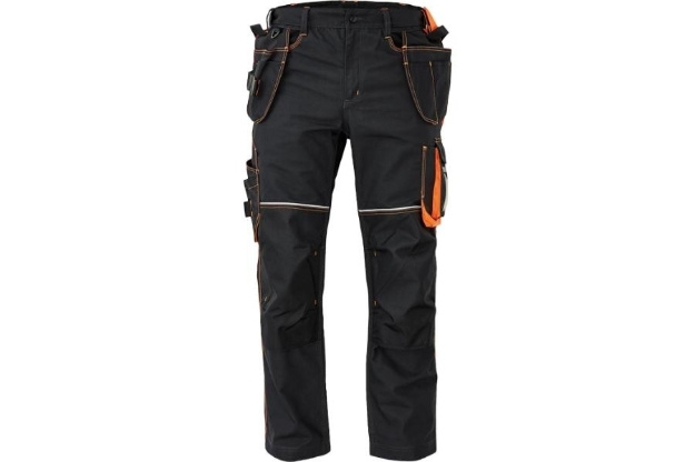 Obrázok z KNOXFIELD 320 Pracovné nohavice do pása antracit / oranžová