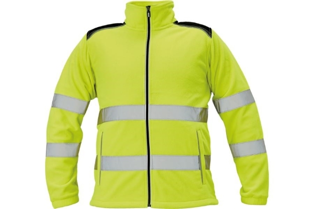 Obrázok z KNOXFIELD HI-VIS Pánska fleecová bunda žltá