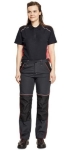 Obrázok z Pracovné nohavice KNOXFIELD LADY Waist - antracitová / červená