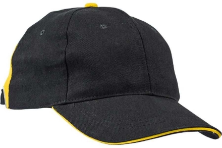 Obrázok z KNOXFIELD Čiapka s kšiltom čierna / žltá