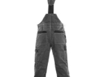 Obrázok z CXS ORION KRYŠTOF Pracovné nohavice s trakmi šedo / čierne - zimné predĺžené