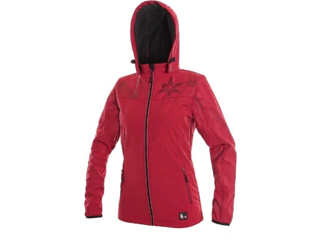 Obrázok z CXS PAGE Dámska softshellová bunda červená