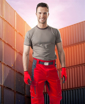 Obrázok z ARDON®VISION Pracovné nohavice do pása červené