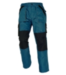 Obrázok z Červa MAX Pracovné nohavice do pása zeleno / čierna