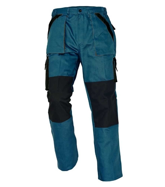 Obrázok z Červa MAX Pracovné nohavice do pása zeleno / čierna