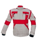 Obrázok z Červa MAX Pracovná montérková bunda 2v1 šedo / červená