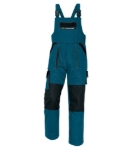 Obrázok z Červa MAX Pracovné nohavice s trakmi zeleno / čierna