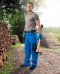 Obrázok z ARDON®4TECH  Pracovné nohavice do pása modrej predlžené