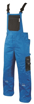 Obrázok z 4TECH Pracovné nohavice s trakmi modré predlžené