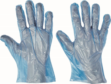 Obrázok z Cerva DUCK BLUE Pracovné jednorázové rukavice
