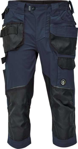 Obrázok z Červa DAYBORO Pracovné 3/4 nohavice tm. modrá / čierna
