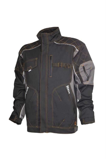 Obrázok z VISION Montérková blúza čierna predĺžená