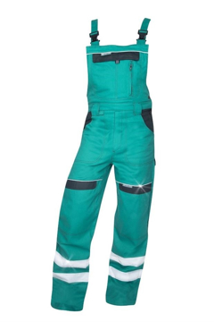 Obrázok z ARDON®COOL TREND Reflexné nohavice s trakmi zelené