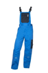 Obrázok z 4TECH Pracovné nohavice s trakmi modré skrátené