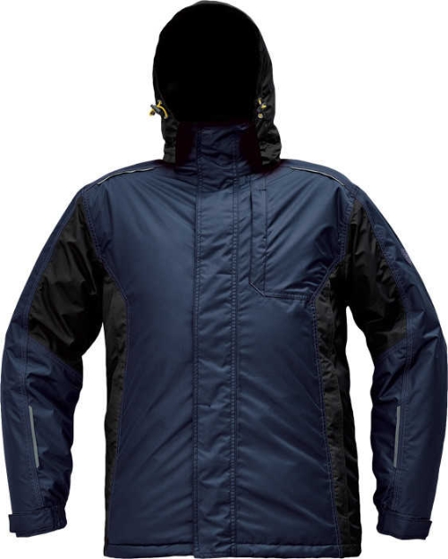 Obrázok z Cerva DAYBORO Pracovná bunda zimná tm. modrá / čierna