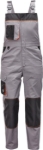 Obrázok z Cerva CREMORNE Pracovné nohavice s trakmi šedá / čierna