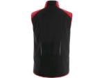 Obrázok z CXS HEBRON Dámska softshellová vesta čierno / červená