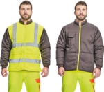 Obrázok z Cerva FORMBY HV Reflexná zimná bunda žltá