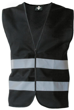 Obrázok z Korntex KXFW Reflexná vesta black