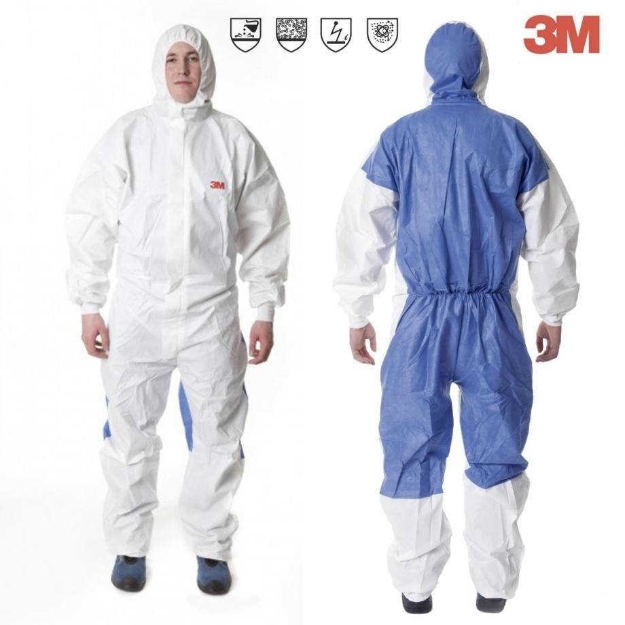 Obrázok z 3M 4535 Ochranný oblek biely