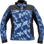 Obrázok z Cerva NEURUM CAMOUFLAGE Pracovná bunda s kapucňou navy