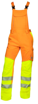 Obrázok z ARDON SIGNAL Pracovné nohavice s trakmi oranžové skrátené
