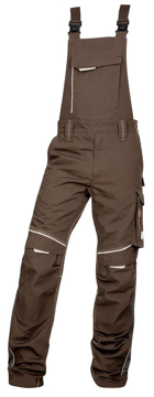 Obrázok z ARDON URBAN Pracovné nohavice s trakmi hnedé skrátené