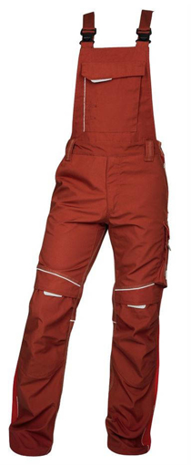 Obrázok z ARDON URBAN Pracovné nohavice s trakmi červené skrátené