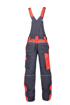 Obrázok z ARDON NEON Pracovné nohavice s trakmi šedo-červené predĺžené