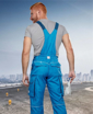 Obrázok z ARDON®SUMMER Pracovné nohavice s trakmi modré predĺžené